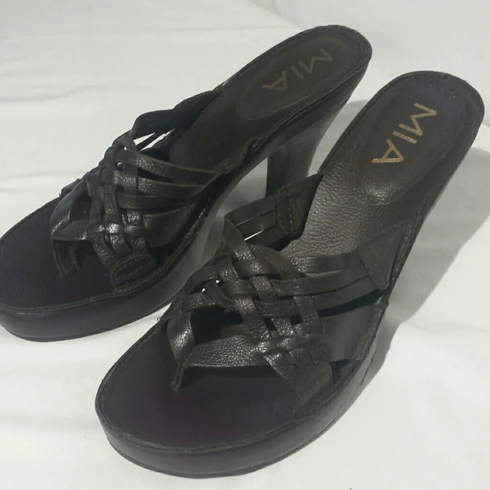 💕MIA* Platform Leather Shoes
